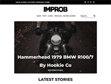 Tablet Screenshot of improb.com